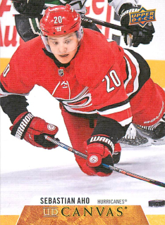 2020-21 UD Series 1 - Sebastian Aho - Canvas #C14