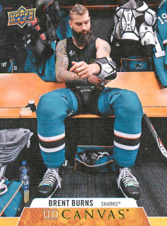 2020-21 UD Series 1 - Brent Burns - Canvas #C68