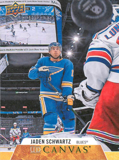 2020-21 UD Series 1 - Jaden Schwartz - Canvas #C71