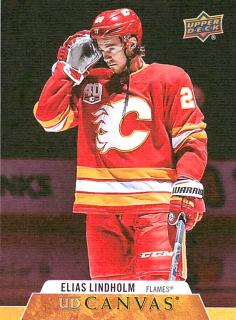 2020-21 UD Series 1 - Elias Lindholm - Canvas #C12
