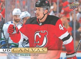 2019-20 UD Series 1 - Miles Wood - Canvas #C38