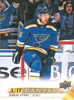 2022-23 UD Series 1 - Jordan Kyrou - Canvas #C69