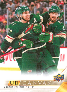 2022-23 UD Series 2 - Marcus Foligno - Canvas #C164