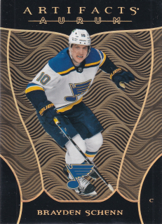 2022-23 UD Artifacts - Brayden Schenn - Aurum #A-BS