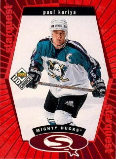 1998-99 UD Choice - Paul Kariya - Starquest Red #SQ25