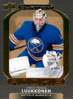 2021-22 UD Ovation - Ukko-Pekka Luukkonen - Rookie Gold Foil #122