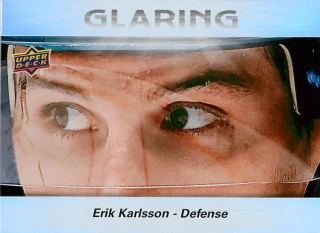 2023-24 UD Series 2 - Erik Karlsson - Glaring #GL-17