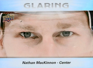 2023-24 UD Series 2 - Nathan MacKinnon - Glaring #GL-12