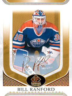 2020-21 UD SP Signature Edition Legends - Bill Ranford - Gold Foil #63