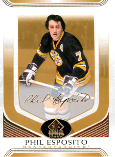 2020-21 UD SP Signature Edition Legends - Phil Esposito - Gold Foil #330