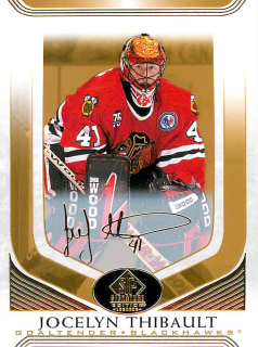 2020-21 UD SP Signature Edition Legends - Jocelyn Thibault - Gold Foil #261