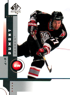 2001-02 UD SP Authentic - J-P Dumont #10