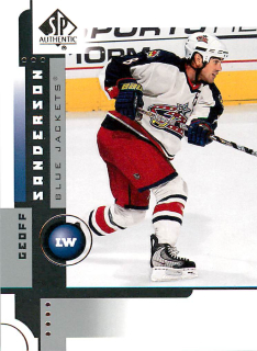 2001-02 UD SP Authentic - Geoff Sanderson #22