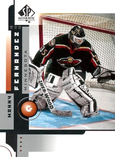 2001-02 UD SP Authentic - Manny Fernandez #41