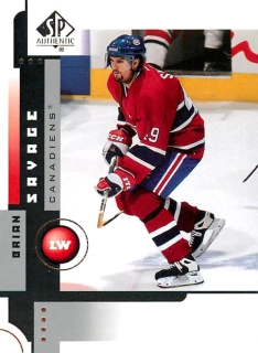 2001-02 UD SP Authentic - Brian Savage #44