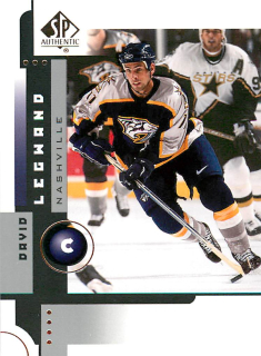 2001-02 UD SP Authentic - David Legwand #45