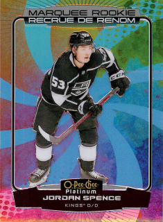 2022-23 UD O-Pee-Chee Platinum - Jordan Spence - Marquee Rookie Rainbow Color Wheel #234