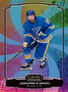 2022-23 UD O-Pee-Chee Platinum - Jordan Kyrou - Rainbow Color Wheel #12