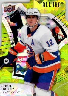 2021-22 UD Allure - Josh Bailey - Green Rainbow Die-Cut /99 #49