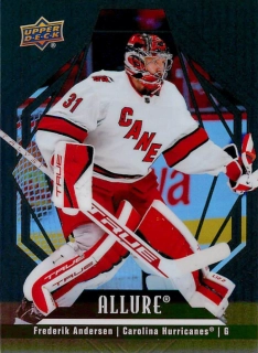2022-23 UD Allure - Frederik Andersen - Black Rainbow #65