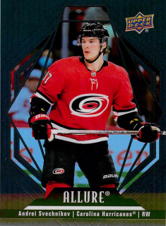 2022-23 UD Allure - Andrei Svechnikov - Black Rainbow #99