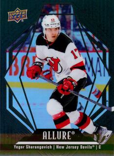 2022-23 UD Allure - Yegor Sharangovich - Black Rainbow #53
