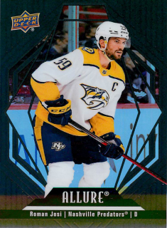 2022-23 UD Allure - Roman Josi - Black Rainbow #32
