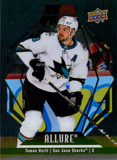 2022-23 UD Allure - Tomáš Hertl - Black Rainbow #76