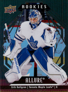 2022-23 UD Allure - Erik Kallgren - Rookies Black Rainbow #115