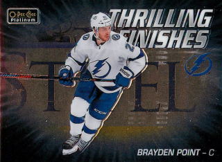 2019-20 UD O-Pee-Chee Platinum - Brayden Point - Thrilling Finishes #TF-4