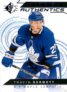 2018-19 UD SP - Travis Dermott - Rookie Authentics Blue #132