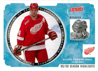 2000-01 UD Victory - Brendan Shanahan - 99/00 Season Highlights #248