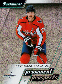 2020-21 UD Parkhurst - Alexander Alexeyev - Prominent Prospect #PP18