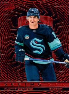 2023-24 UD Extended Series - Matty Beniers - Seeing Red #SR-1