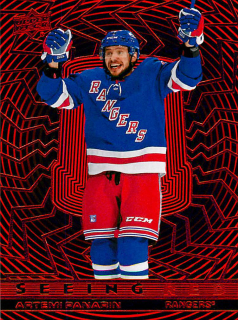 2023-24 UD Extended Series - Artemi Panarin - Seeing Red #SR-5