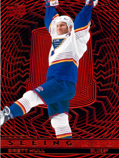 2023-24 UD Extended Series - Brett Hull - Seeing Red #SR-18
