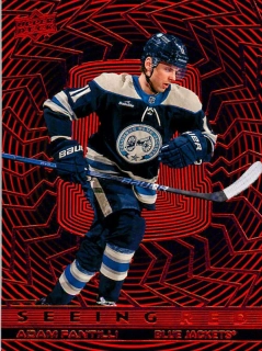 2023-24 UD Extended Series - Adam Fantilli - Seeing Red #SR-96
