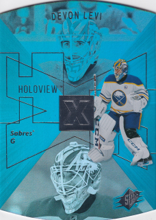 2023-24 UD Extended Series - Devon Levi - 1997-98 SPx Holoview Retro #SPX-13
