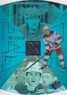 2023-24 UD Extended Series - Adam Fox - 1997-98 SPx Holoview Retro #SPX-12