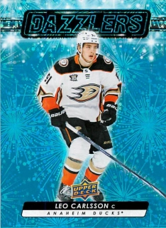 2023-24 UD Extended Series - Leo Carlsson - Dazzlers Blue #DZ-122