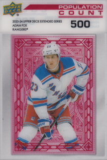 2023-24 UD Extended Series - Adam Fox - Population Count 500 #PC-66