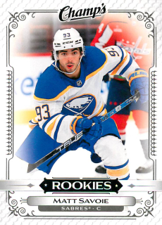 2023-24 UD Extended Series - Matt Savoie - Champ's Rookies #C-3
