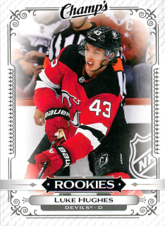 2023-24 UD Extended Series - Luke Hughes - Champ's Rookies #C-18
