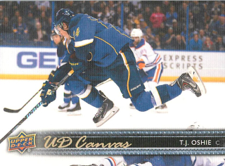2014-15 UD Series 1 - T.J. Oshie - Canvas #C75