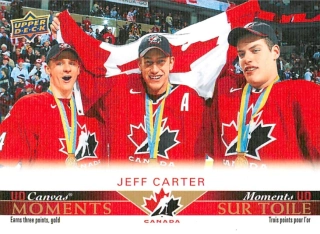 2021-22 UD Tim Hortons Team Canada - Jeff Carter - UD Canvas Moments #CM-3