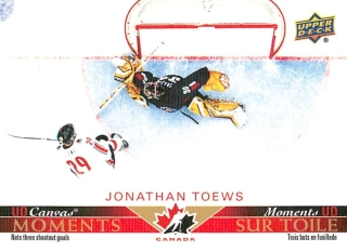2021-22 UD Tim Hortons Team Canada - Jonathan Toews - UD Canvas Moments #CM-13