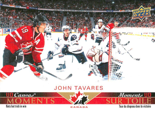 2021-22 UD Tim Hortons Team Canada - John Tavares - UD Canvas Moments #CM-11