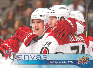 2016-17 UD Series 1 - Noah Hanifin - Canvas #C16