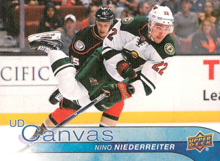 2016-17 UD Series 1 - Nino Niederreiter - Canvas #C47
