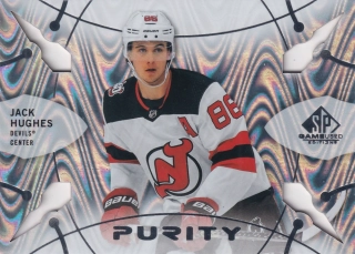 2022-23 UD SP Game Used - Jack Hughes - Purity #P-5